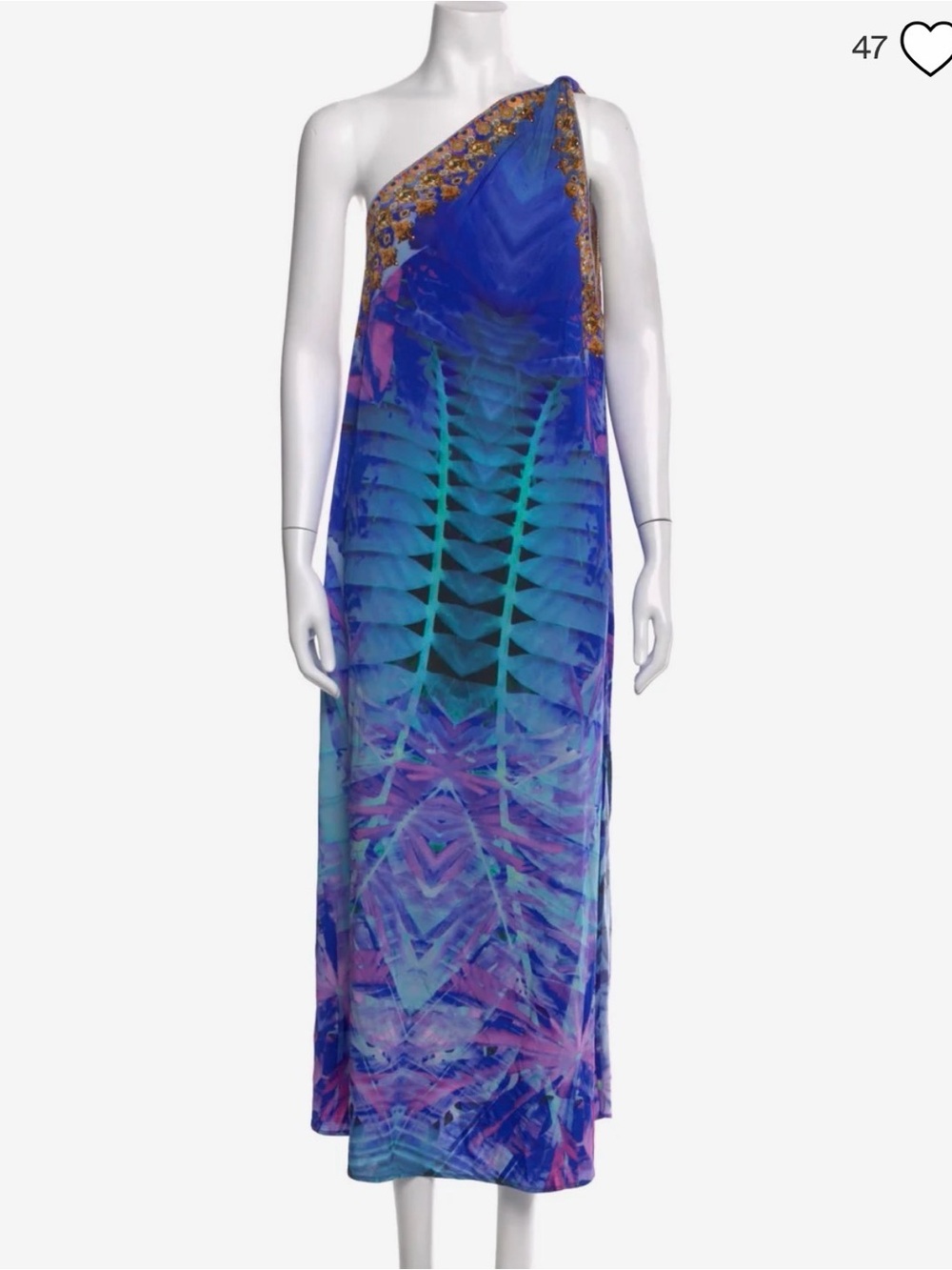 Camilla Long Printed dress Size Small